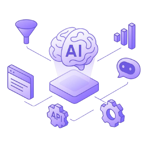 AI-powered systems illustration